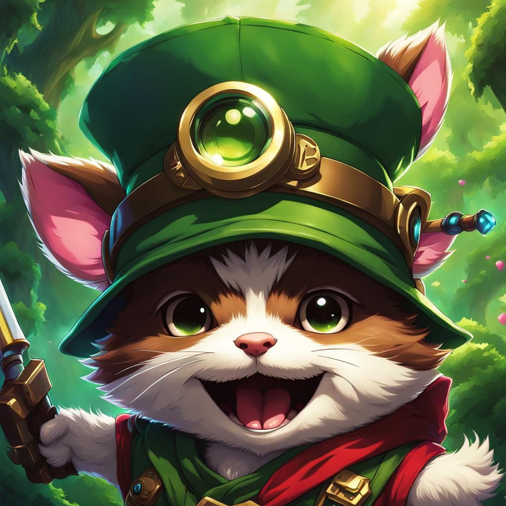 Crazy Teemo in Anime Style