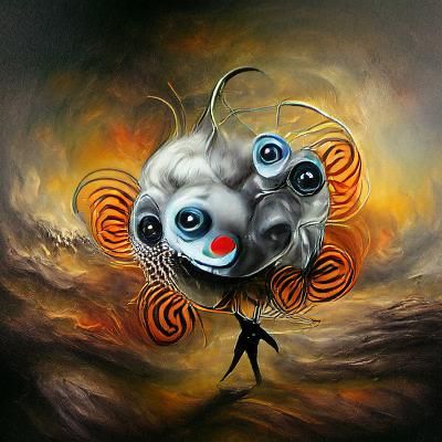 Surreal SARS-COV-2 Spike Protein with Human Features