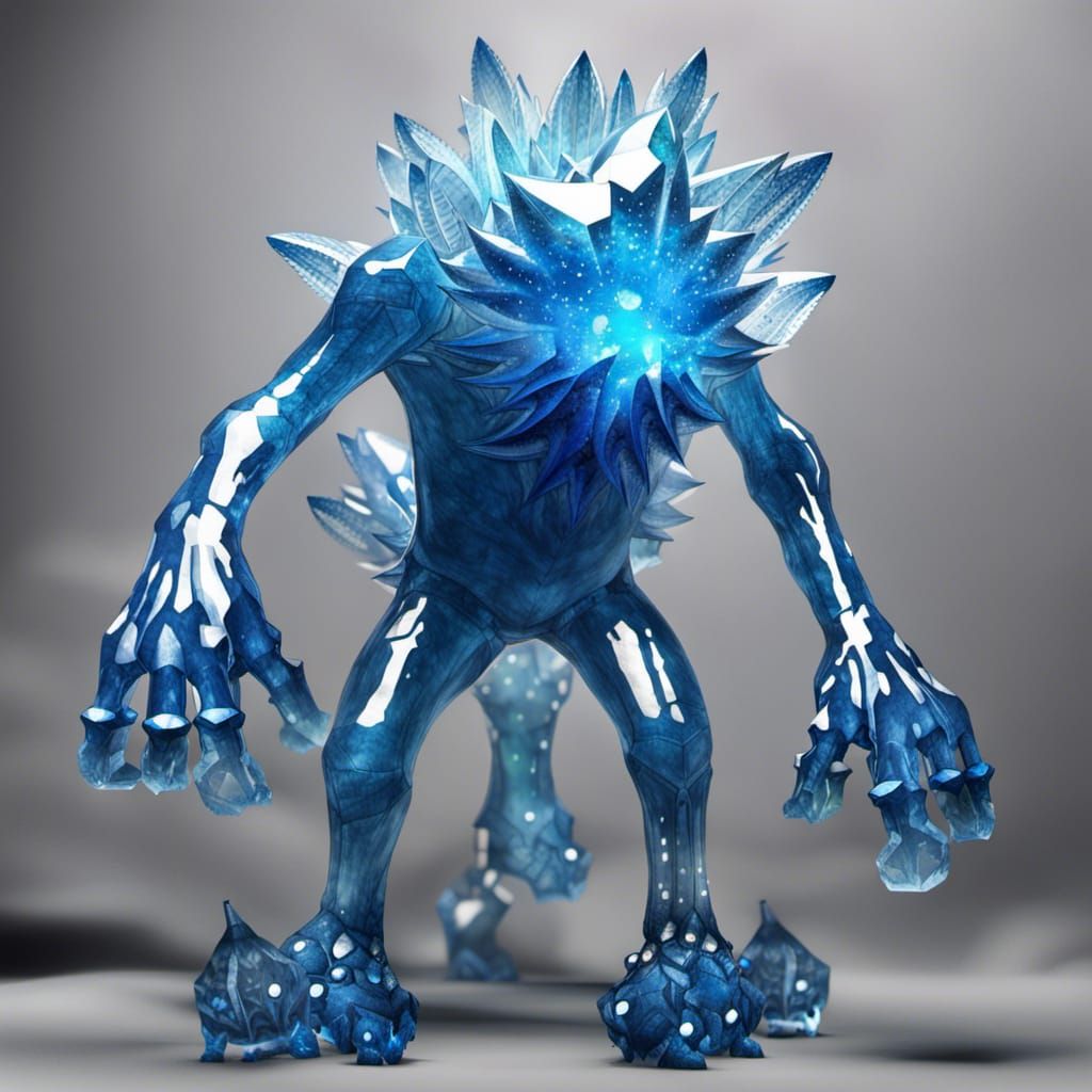 Blue Crystal Monster
