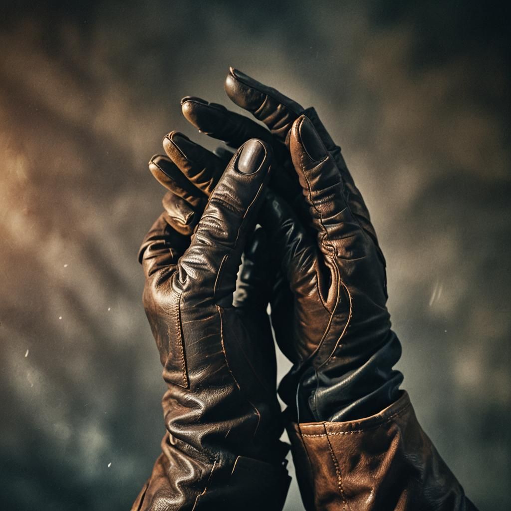 Fingerless Gloves Portrait in Cinematic Style