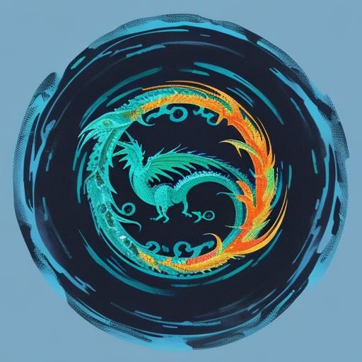 Dragons Guard Portal in Anime Style