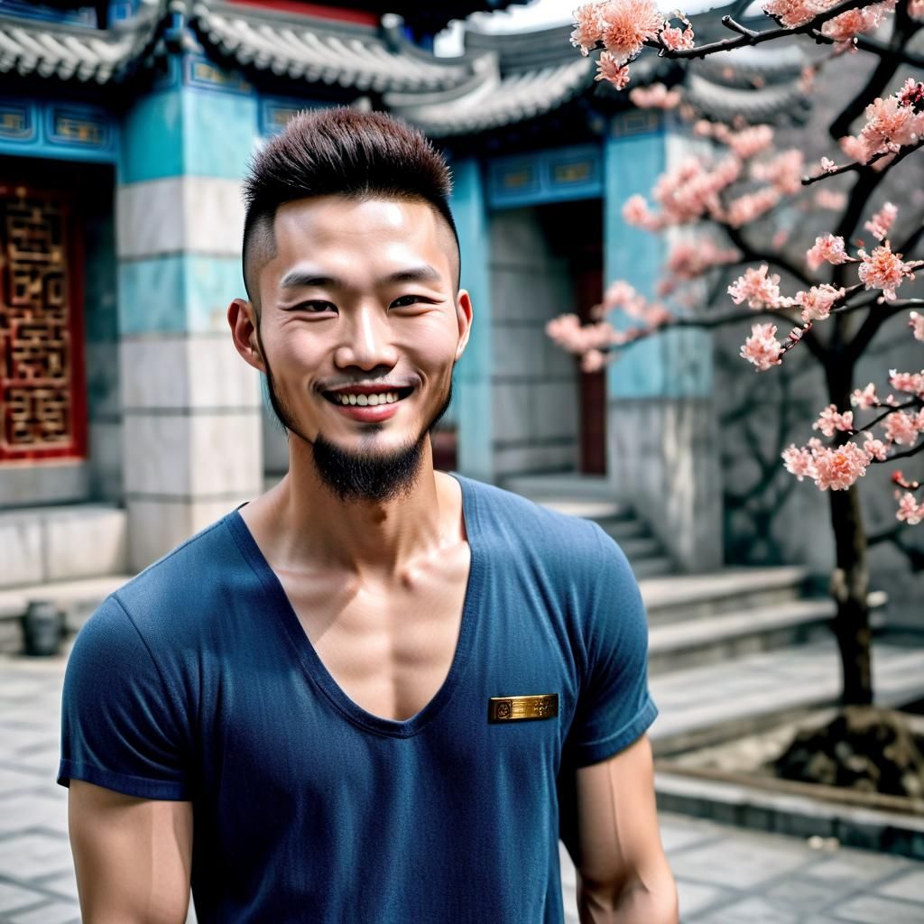 Handsome: Chinese man