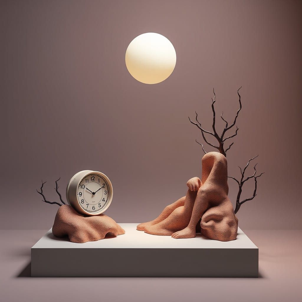 Ephemeral Timeless Forms in Surreal Minimalist Sculpture