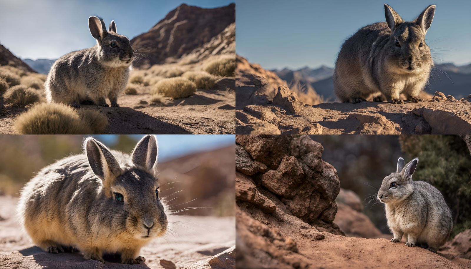 Fluffy Viscacha Monster in High Resolution Photograph