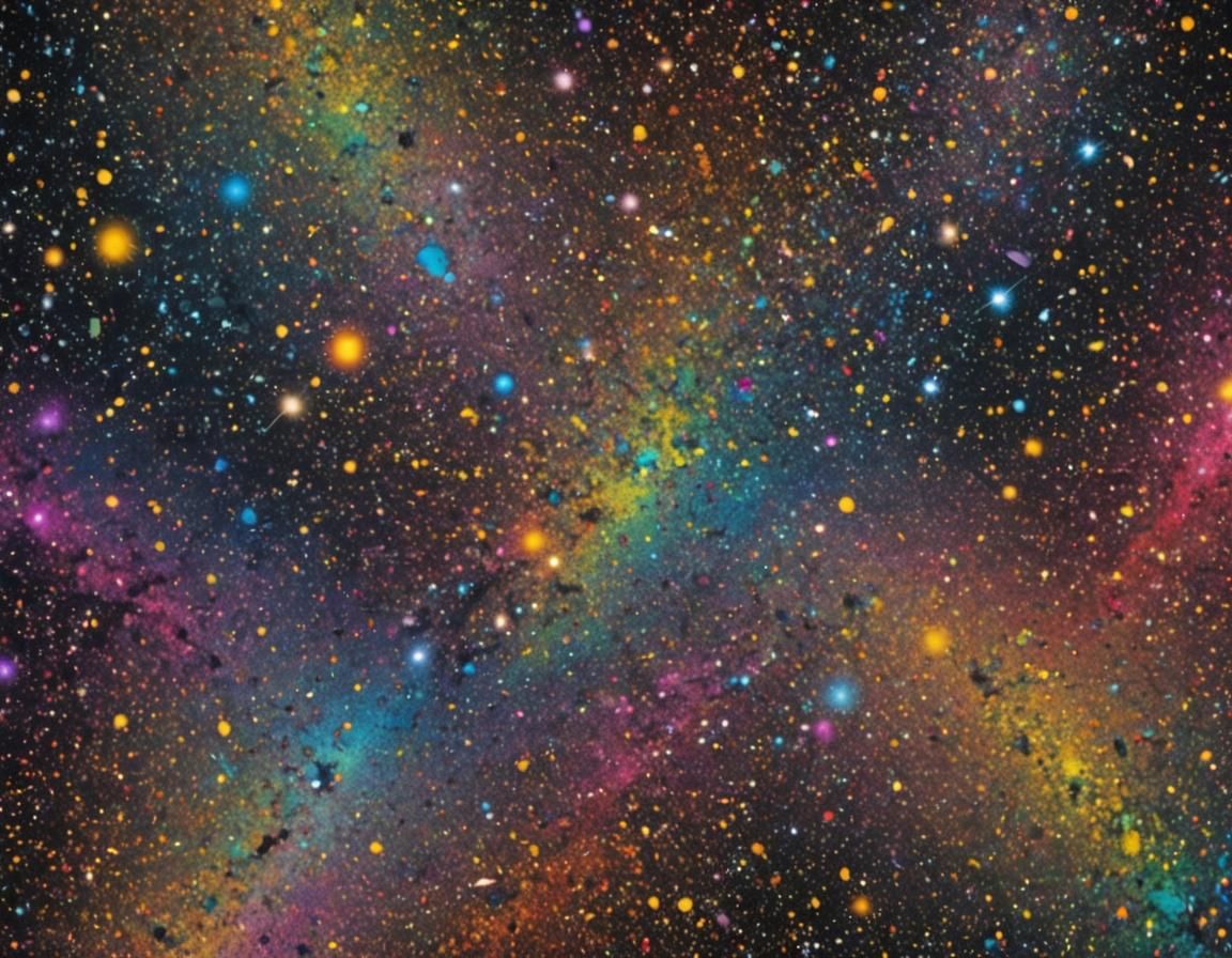 Spectrum Cosmic Serenade: Shimmering Dust Field