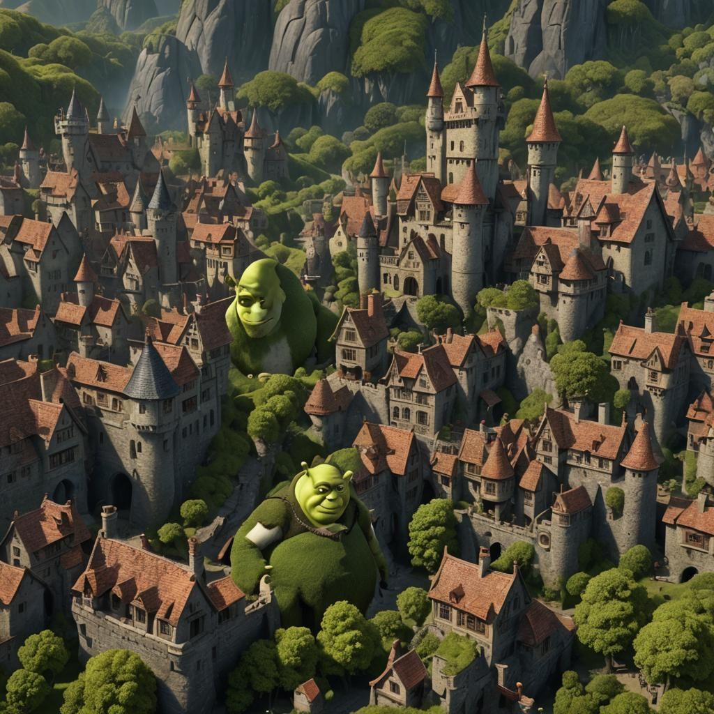 Shrek During COVID-19: Epic Digital Matte Painting