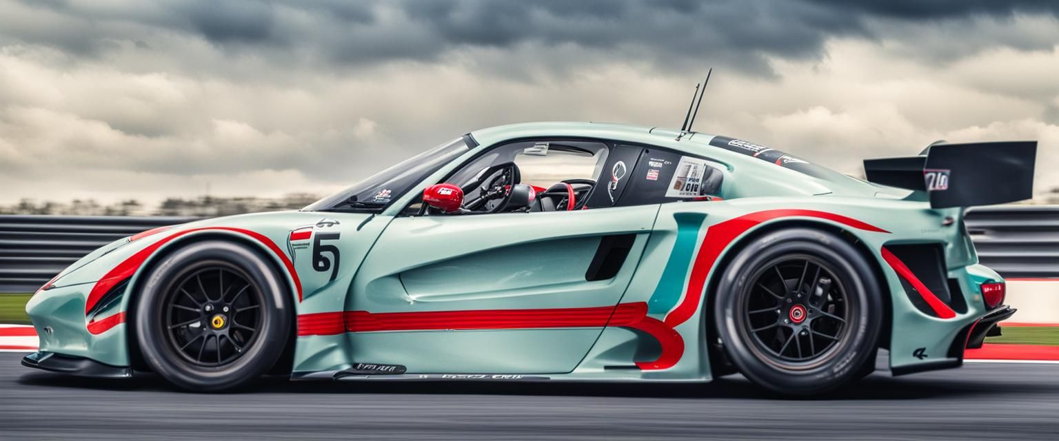 Ginetta G40 Super Race Car Digital Rendering