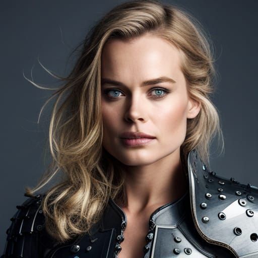 Viking Woman Warrior in Digital Art