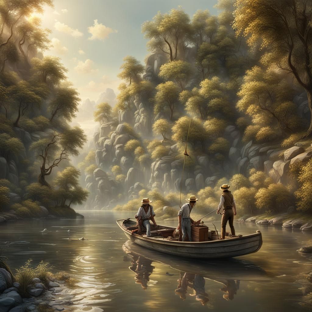 Alien and Human Fishing, Tom Sawyer Style