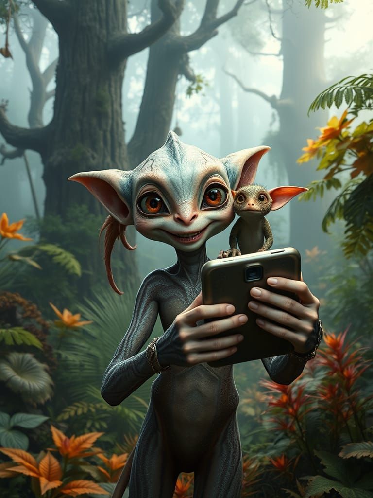 Gelfling and Companion Share a Heartwarming Moment in Lush F...