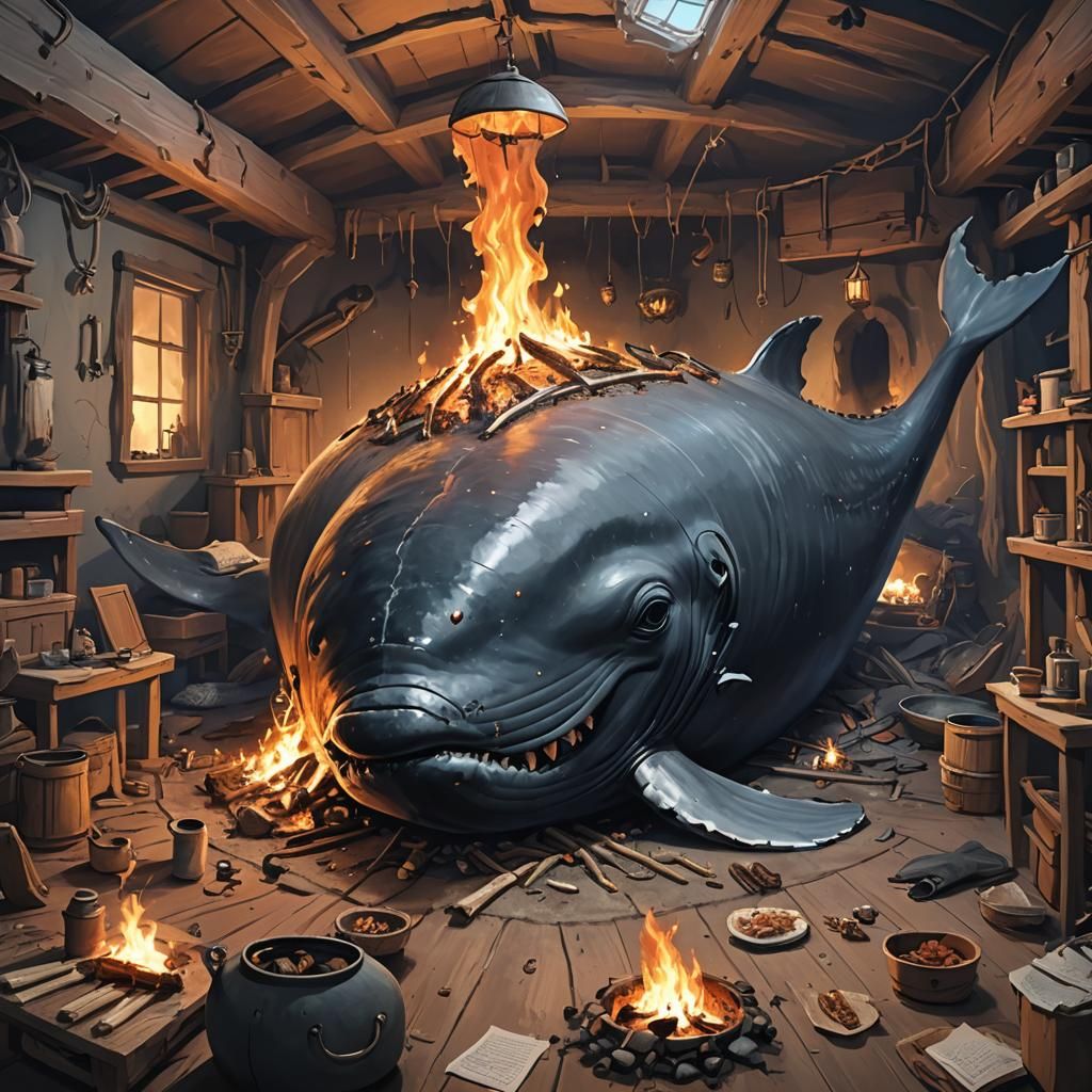 Jonah's Campfire Inside the Whale
