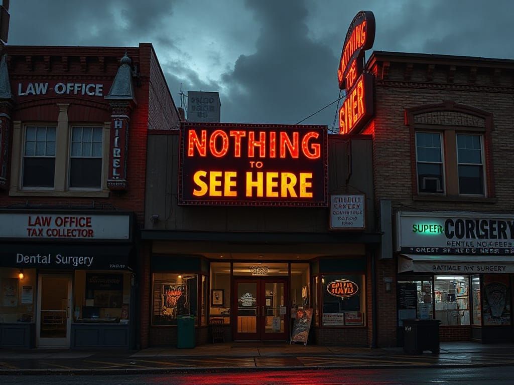 Super Villain Hideout in Mundane Strip Mall