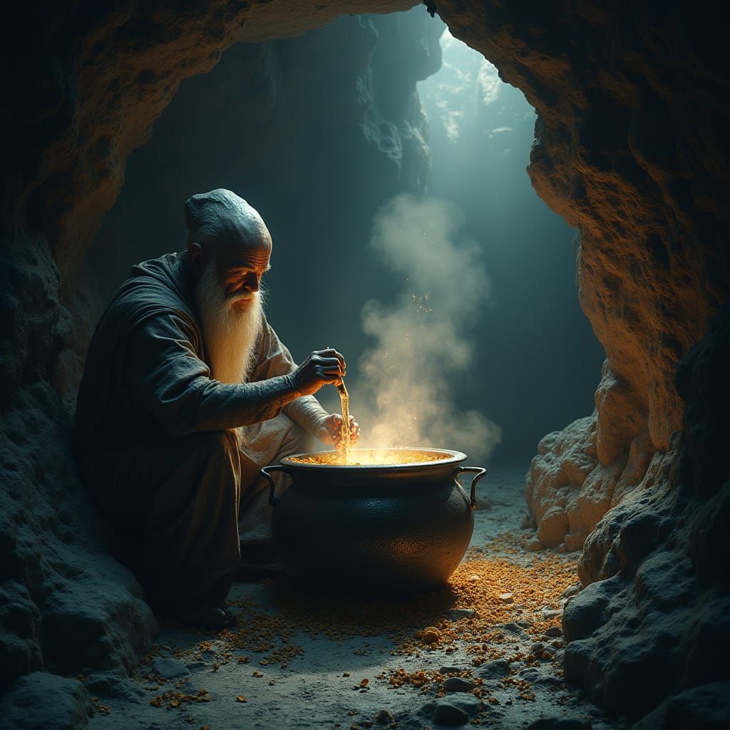 Dr. Zaius's AI Alchemy in a Dark Cave