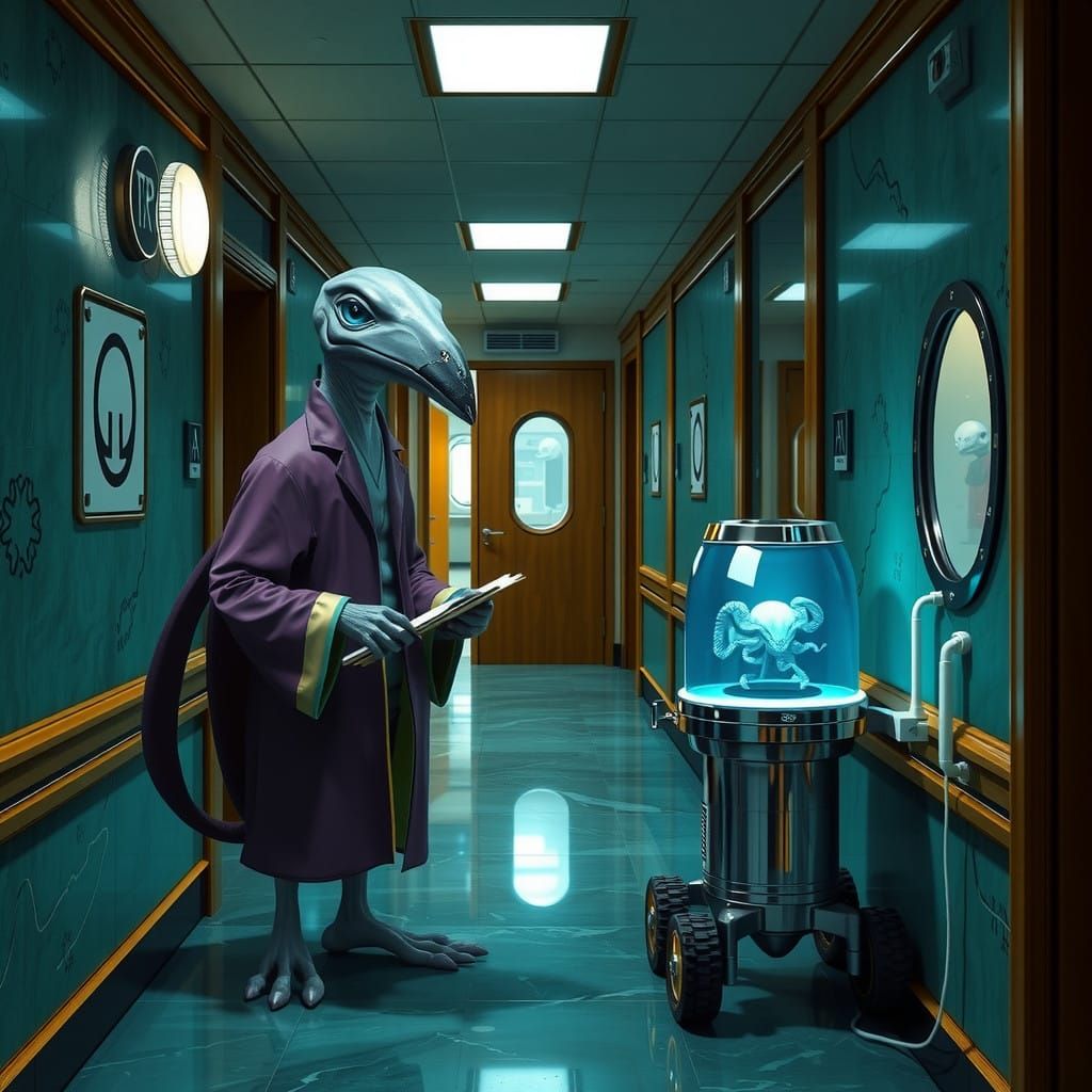 Typical Scene from an Alien Hospital