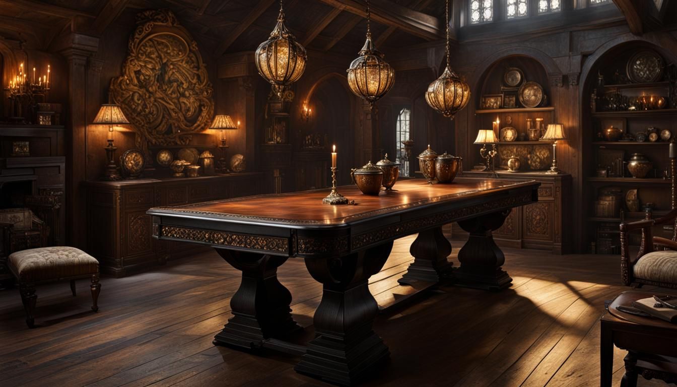 Metal and Wood Texture in Photorealistic Style