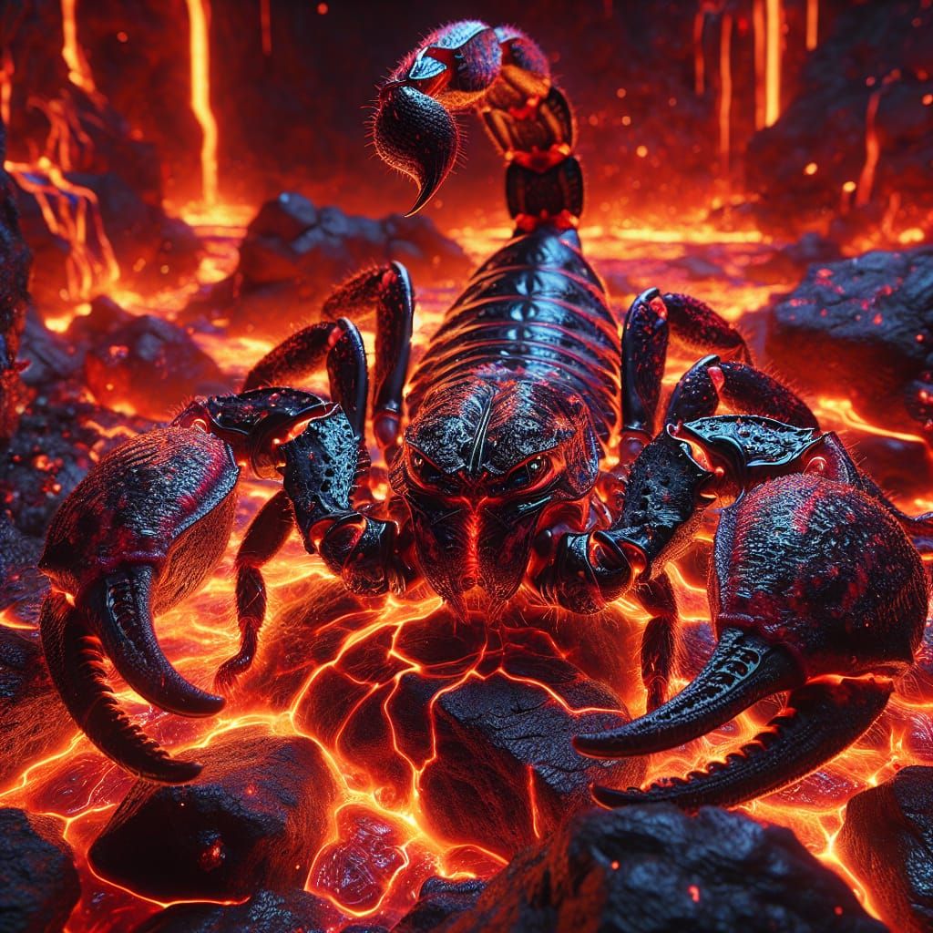 Magma Scorpion: A Creature of Fire