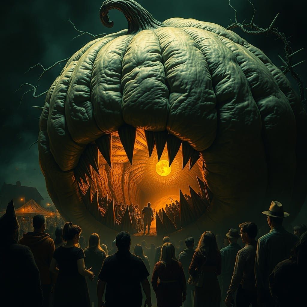 Monstrous Pumpkin Attacks Harvest Festival in Gothic Horror ...