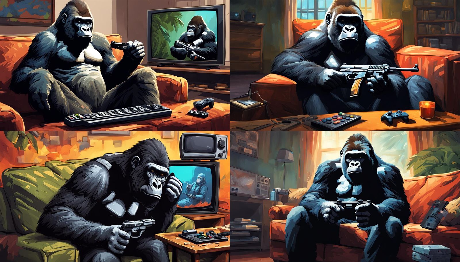 Hyperrealistic Gorilla Gaming: Counter-Strike 2