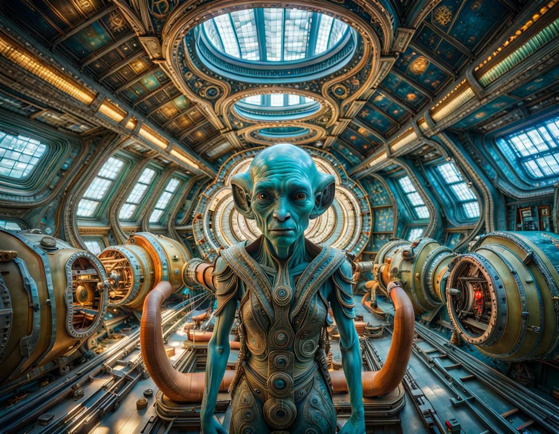 CERN Tour: Dreamlike and Futuristic Art