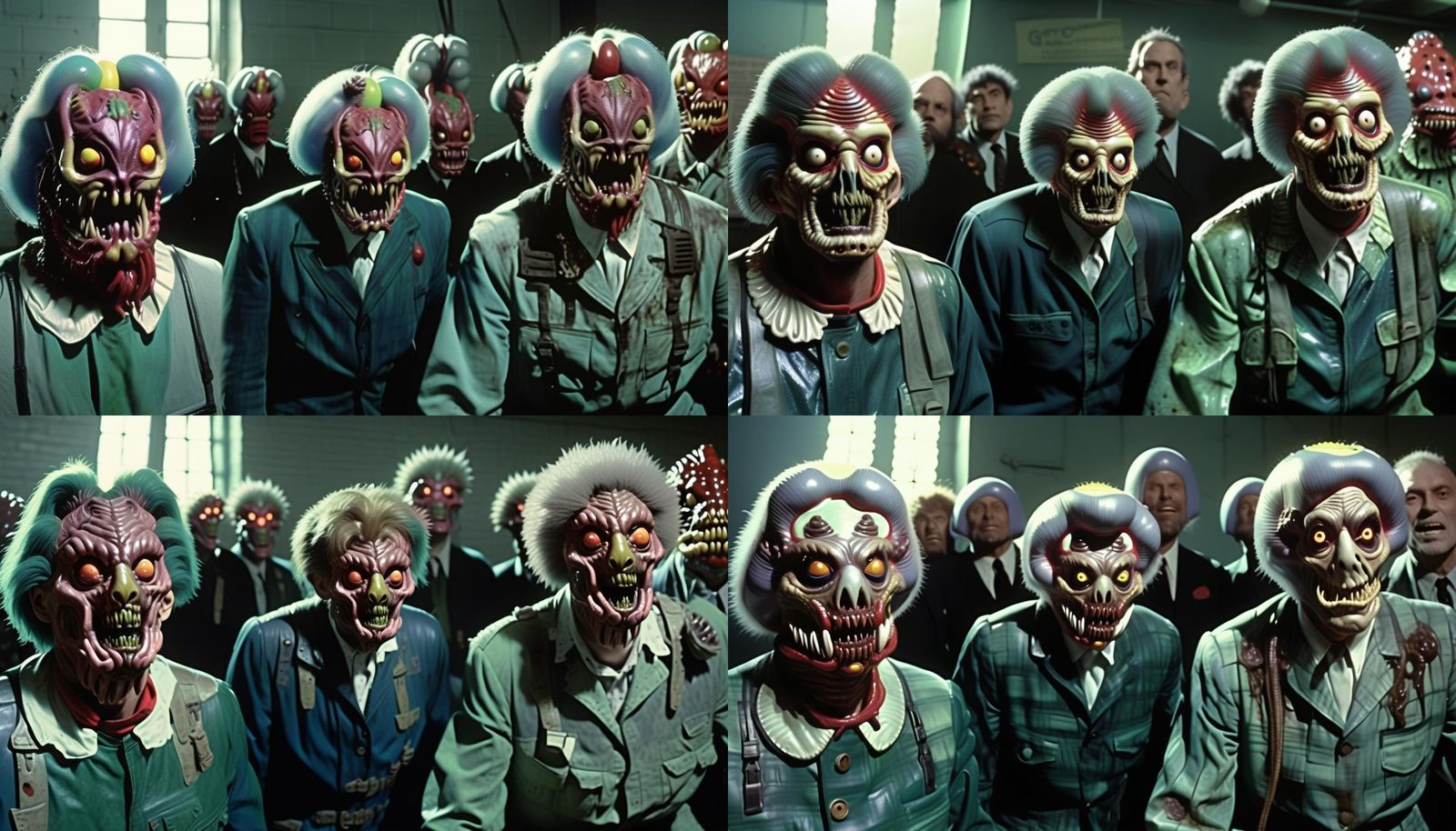 Nightmarish Clownwave Creature in Gwar Style