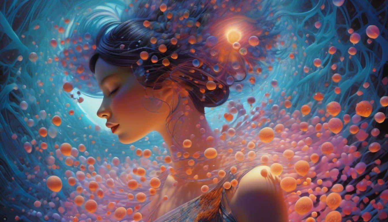 Dandelion Wish: Surreal Fantasy Art