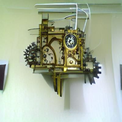 Intricate Mechanical Clock Design