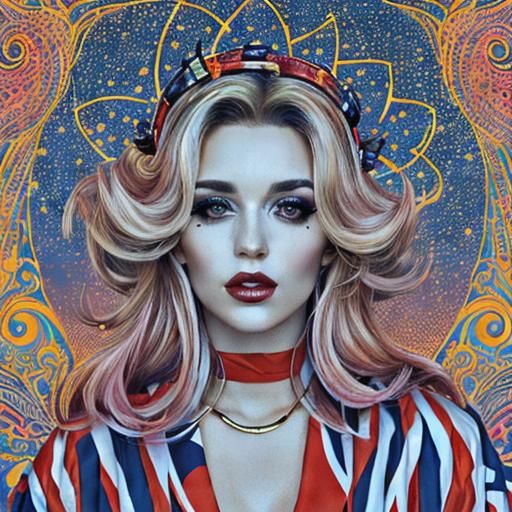 Spectacular Vampire Drag Queen in Photorealistic CGI