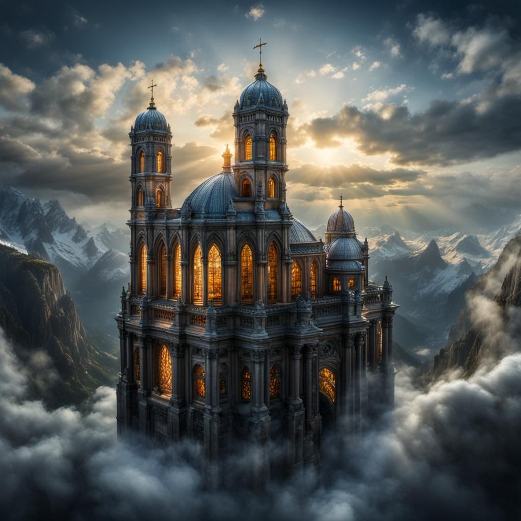 Detailed Image of a God with Angelic Views