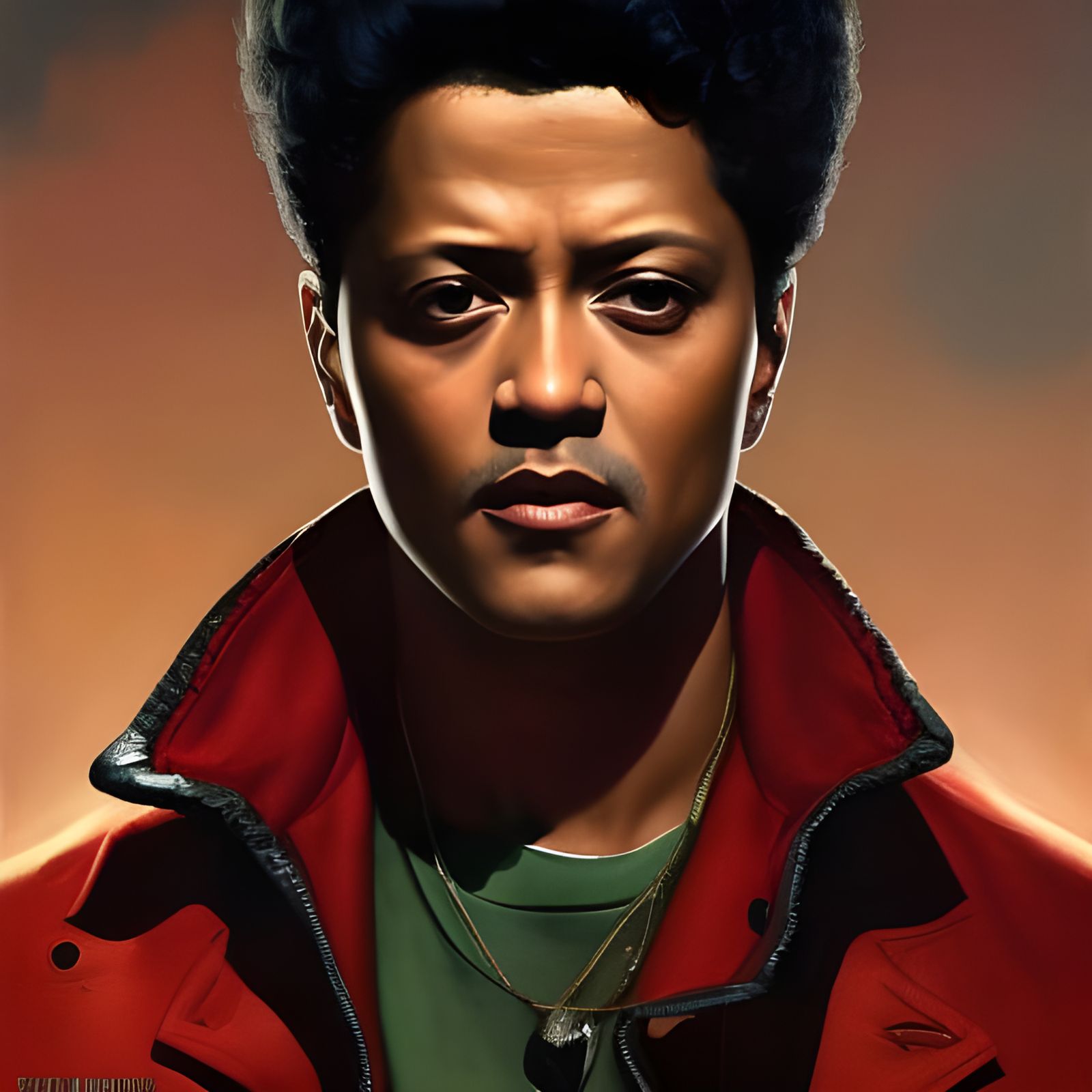 Mysterious Man in Shadow, Dramatic Lighting