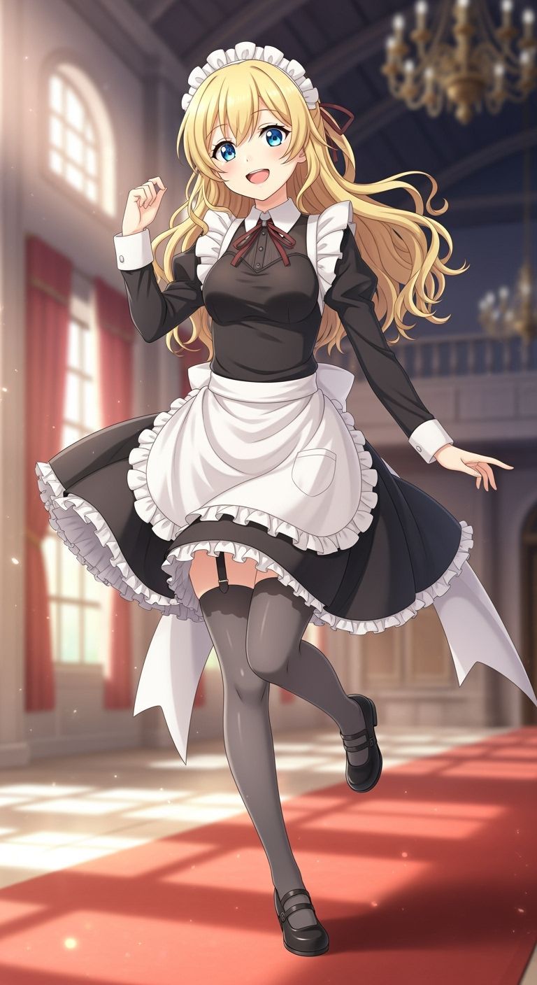 Anime Maid Girl in Mansion, Kaguya-sama Style