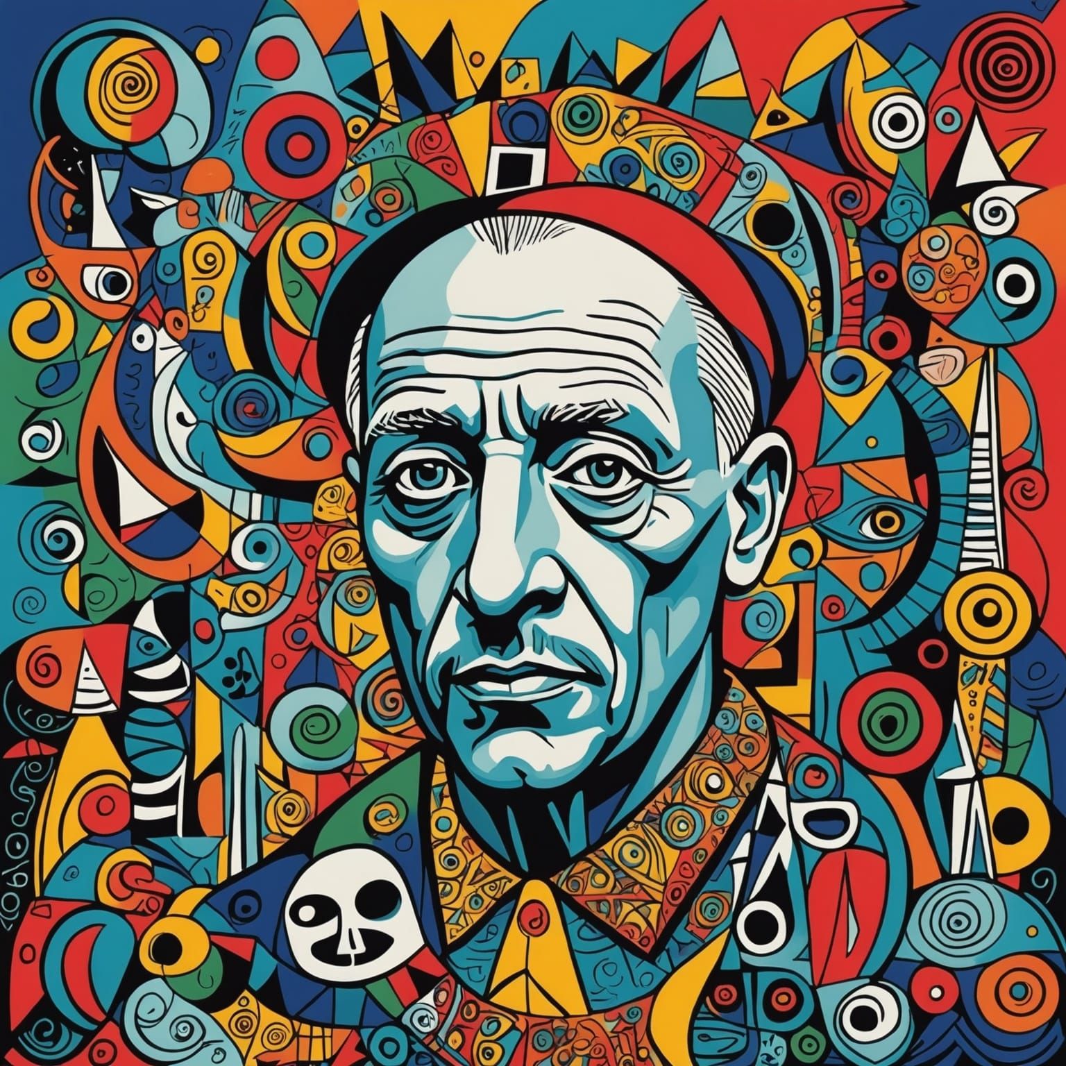 Fantastical Doodle World in Maximalist Style