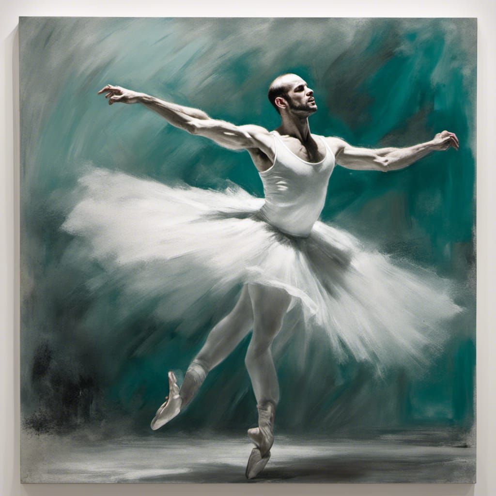 Joyous Jason Statham Ballet Dancer in Teal