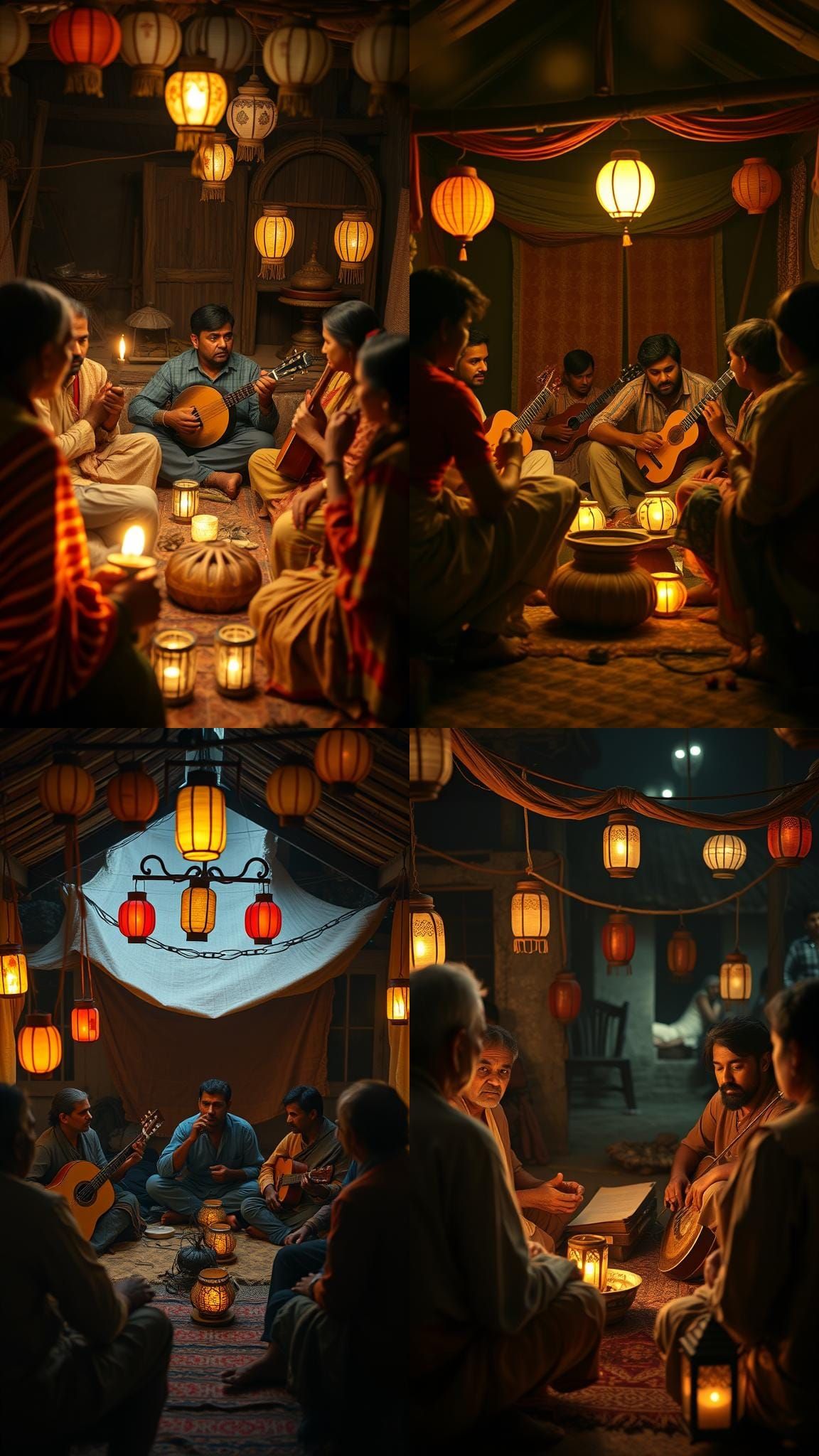 Intimate Baul Music Gathering at Village Festival