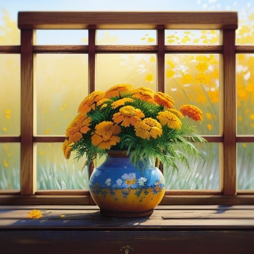 Impressionist Florals in Warm Light