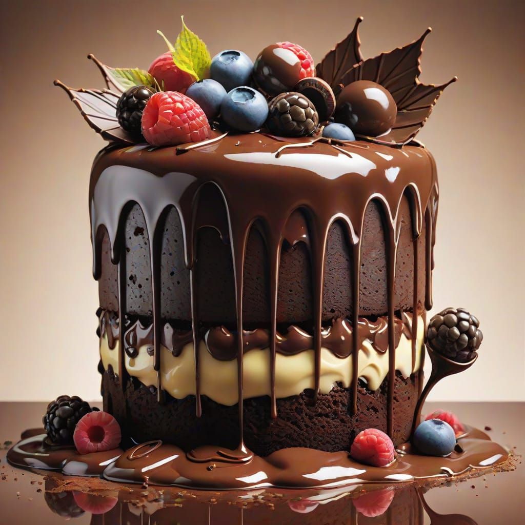 Chocolate Dessert Masterpiece Inspired by Alberto Seveso Flu...