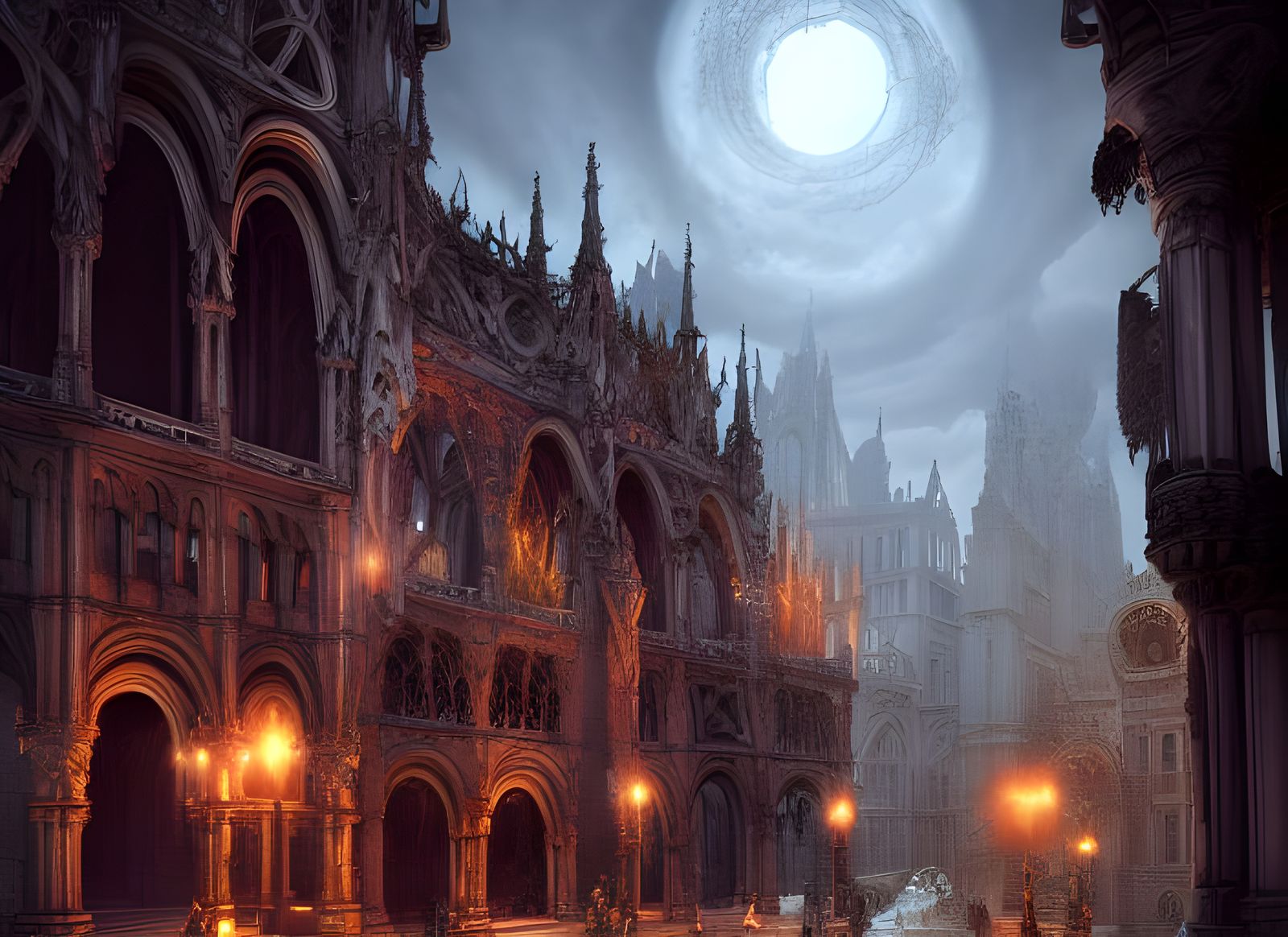 It’s a full moon tonight. That’s why all the weirdos are out.