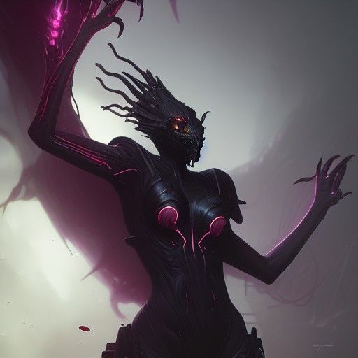 Sinister Void Weaver in Hyperdetailed Style