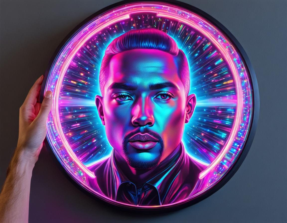 Mesmerizing Holographic Art