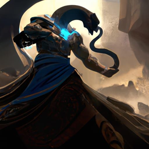 Apophis: Dark Fantasy Serpent Concept Art