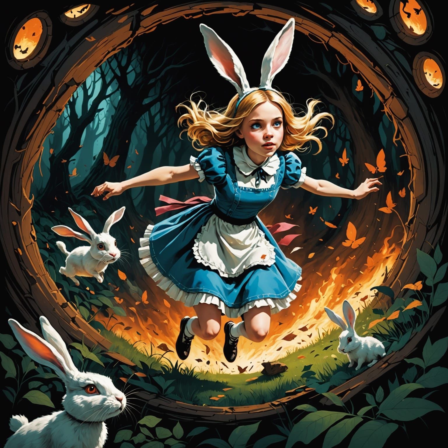 Alice Descends into a Dark Wonderland