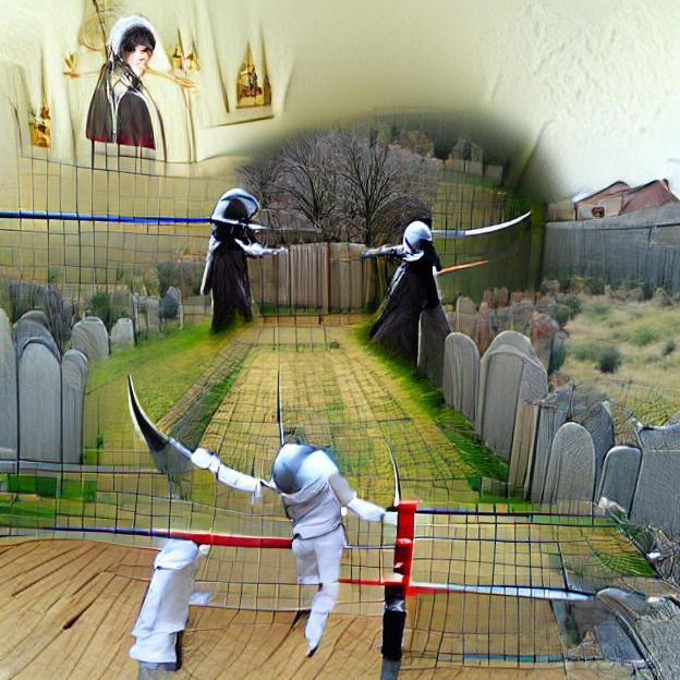 Fencing Match: Mortal Combat With Death