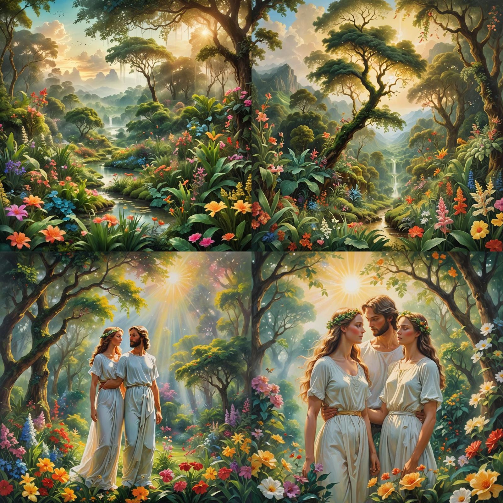 Garden of Eden in Divine Sunshine
