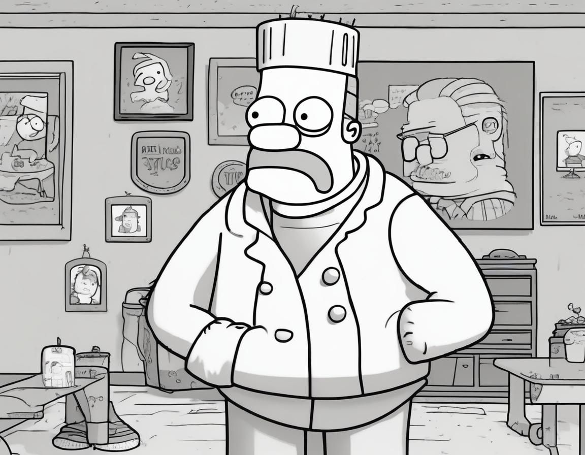 A Friend in Need: Matt Groening Cartoon Style