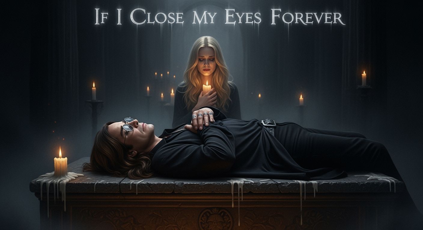 Gothic Ozzy Osbourne Mourned by Lita Ford