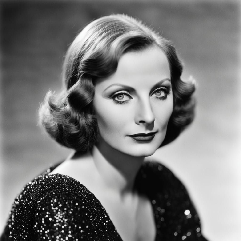 Classic Hollywood Portrait of a Woman