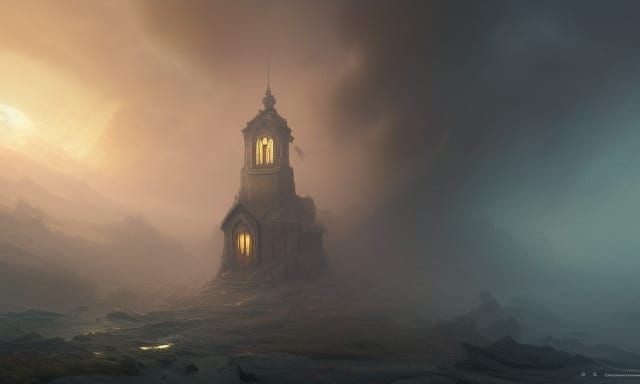 Single Eye Weeping: Ethereal Digital Portrait