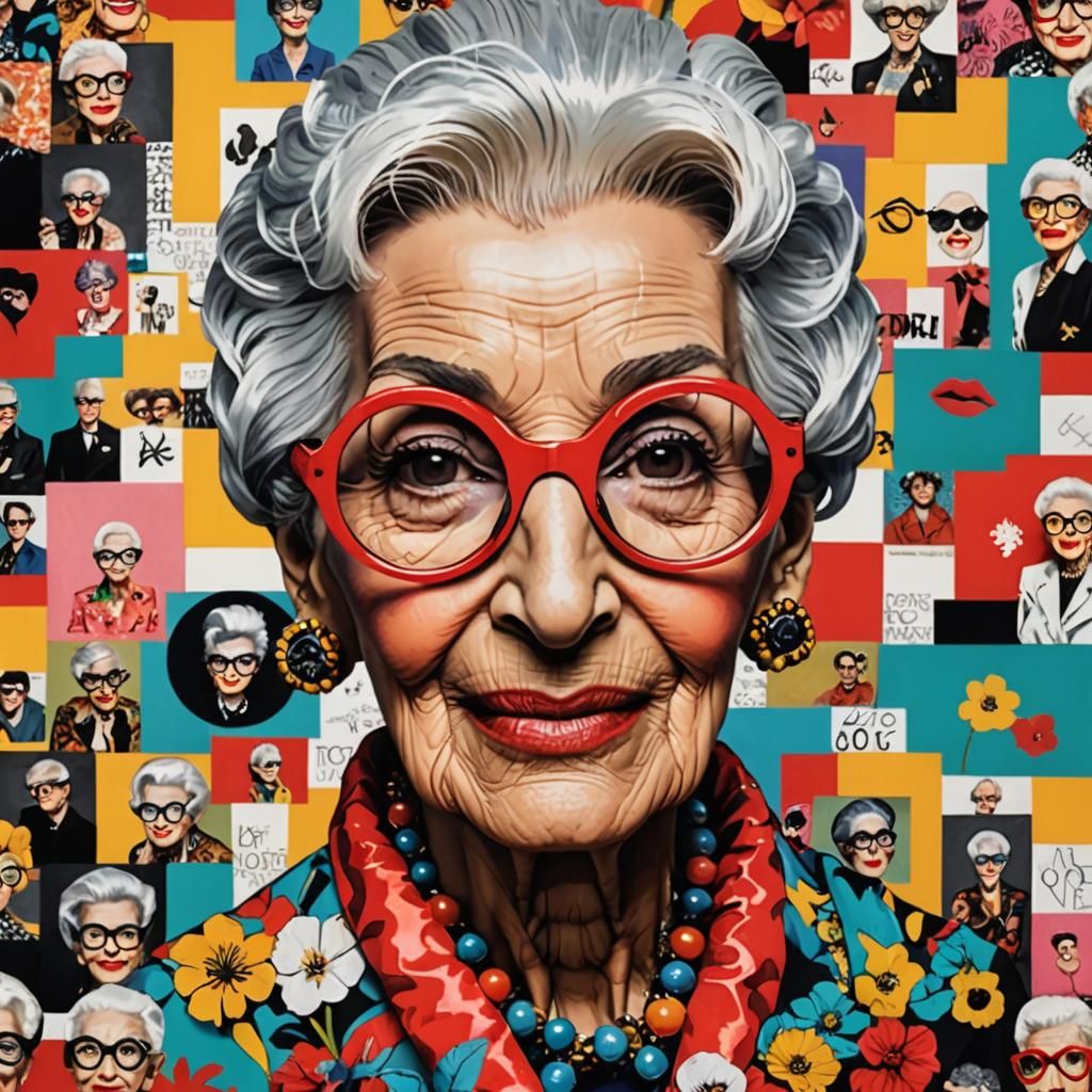 Pop Art Collage Portrait