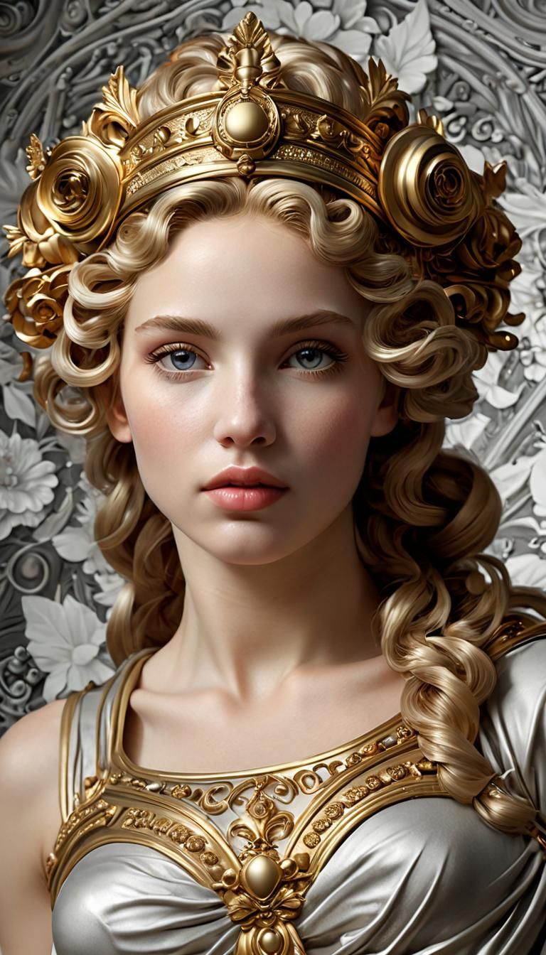 Venus, Goddess of Love, in Classical Style