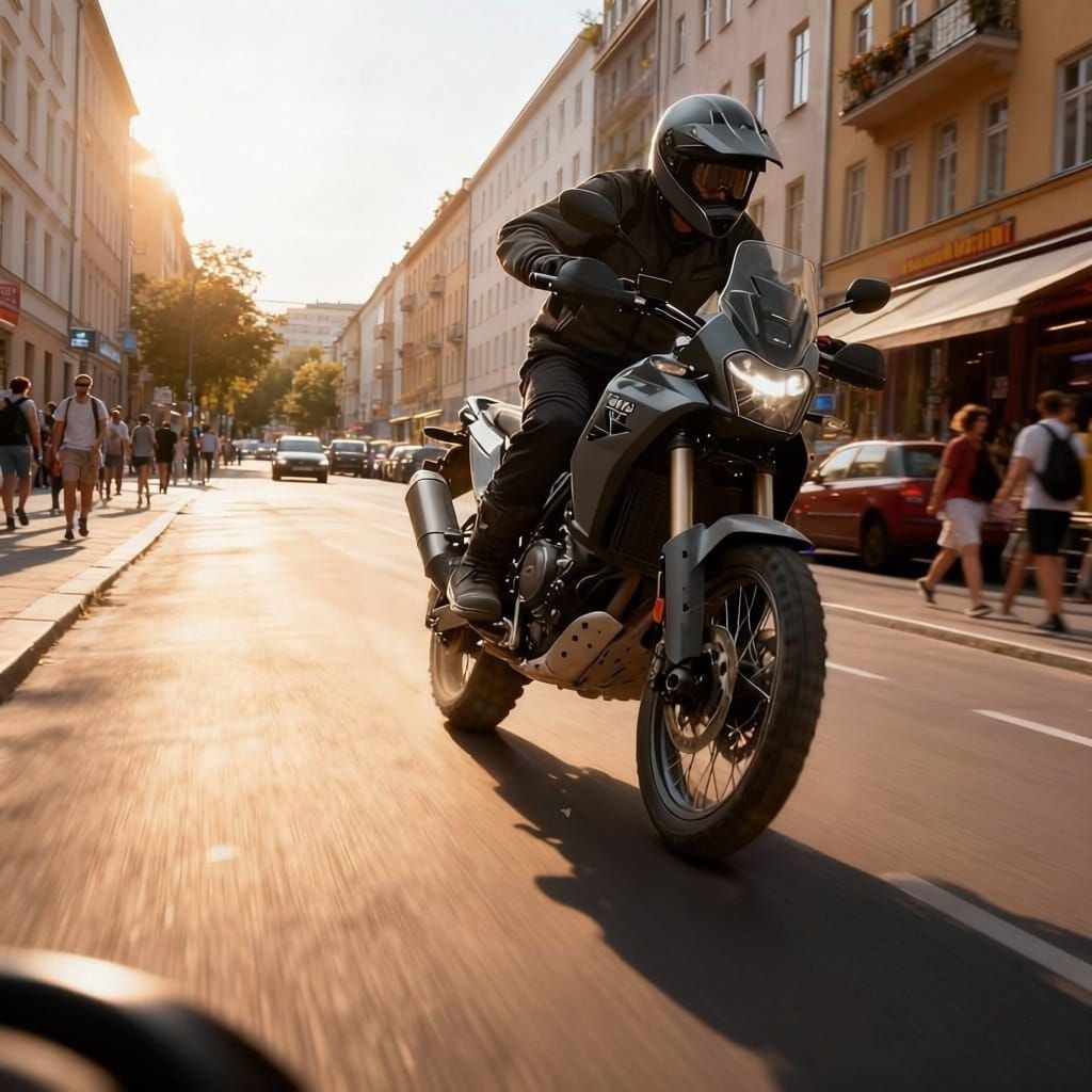 Berlin Street POV with Visual Aura