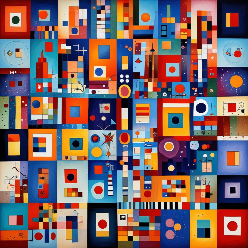 Abstract Geometry, inspired by Kandinsky